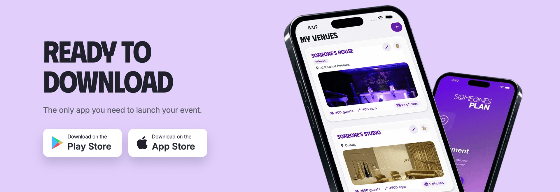 How to Create an Event Request and Receive Relevant Bids on the Someone’s Plan App